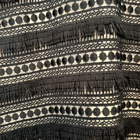 Flirty J Crew flapper style knee length black dress - Picture 3 of 6